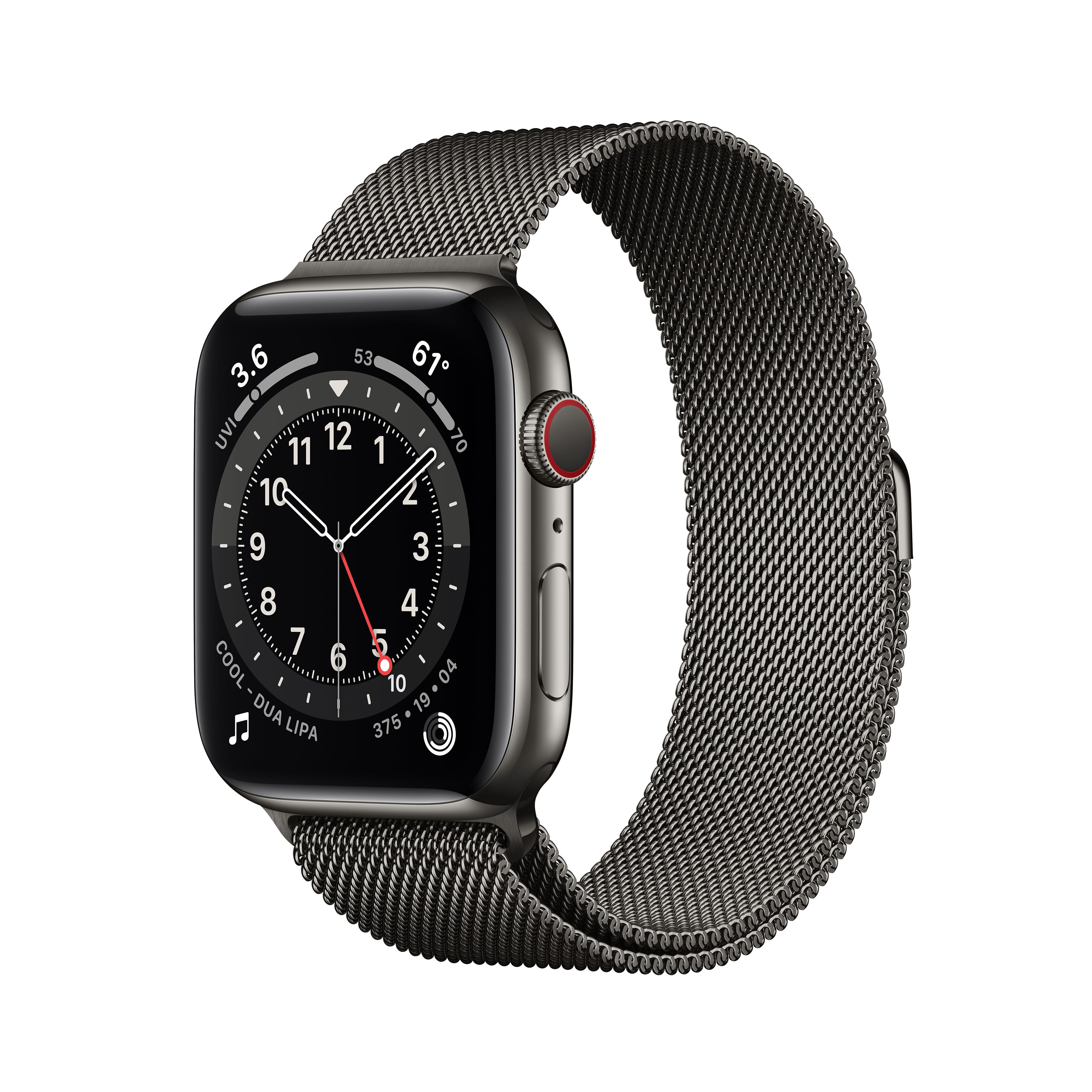 Apple M09j3fd A Apple Watch Series 6 44 Mm Oled 4g Graphite Gps Satellite